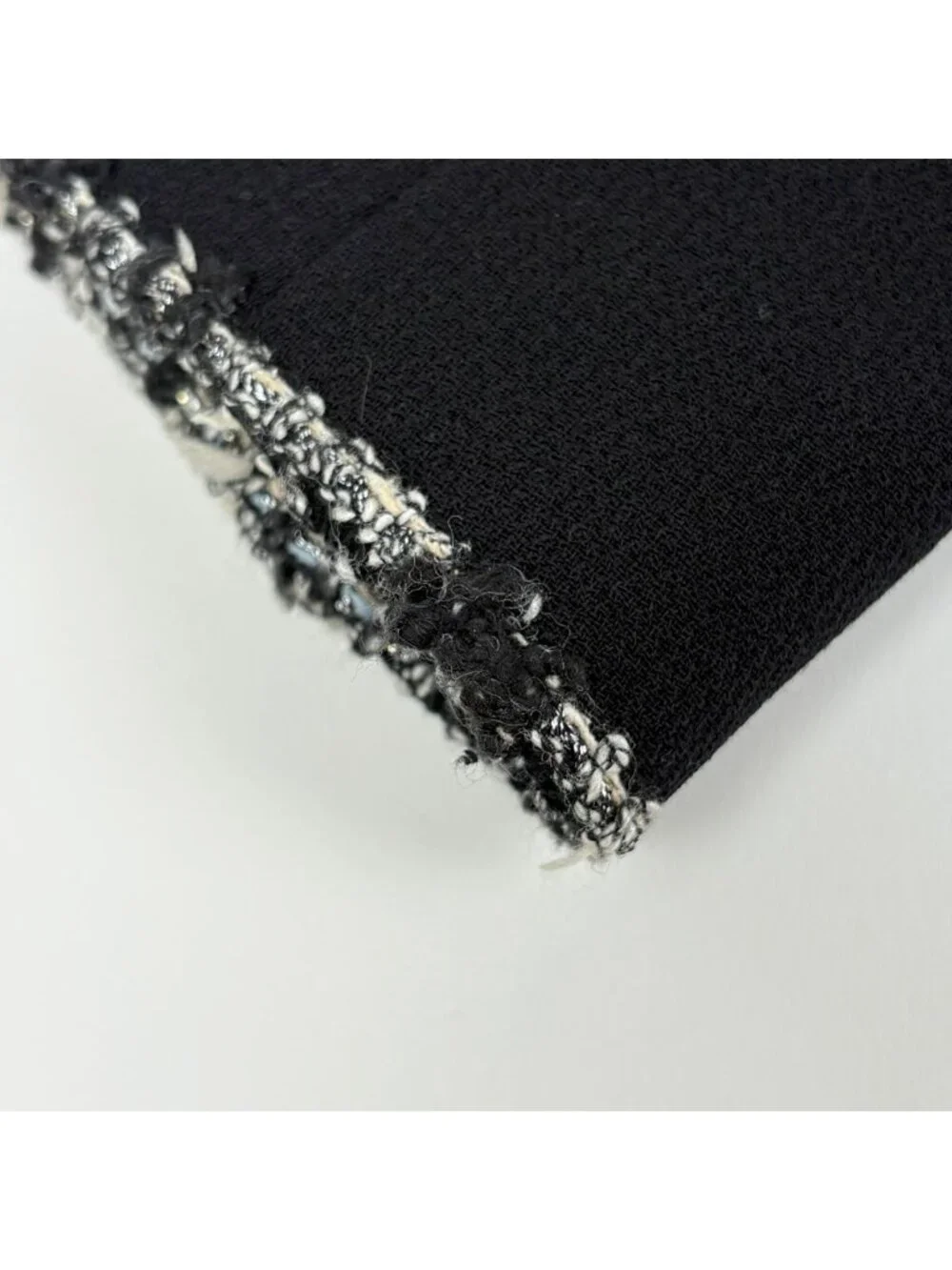 Chanel CC Logo Tailored Jacket Emblem 05c Outer Wool Black